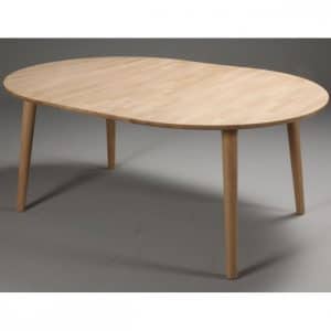 Lumber - ovalt spisebord ø 120 cm